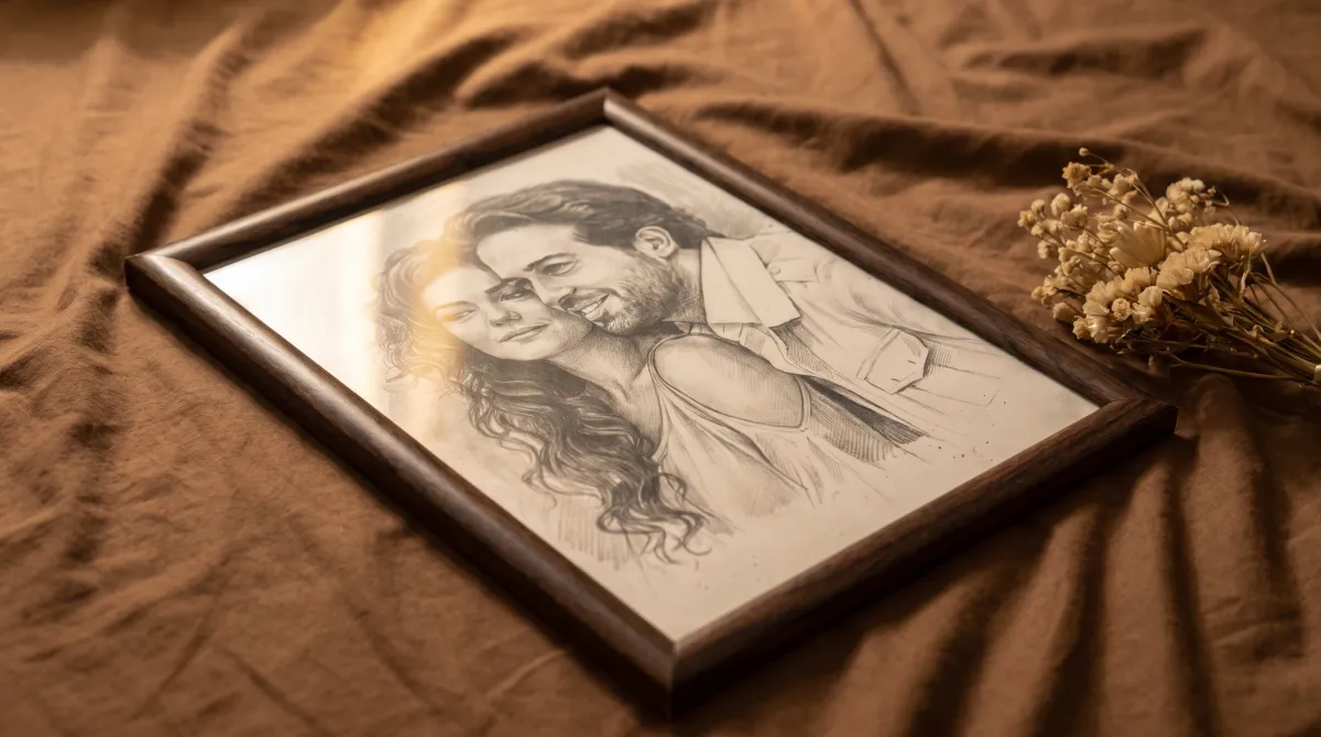 رسمة فنية هدية